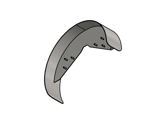 Støvskærm f. 195 single V - BS195 si.