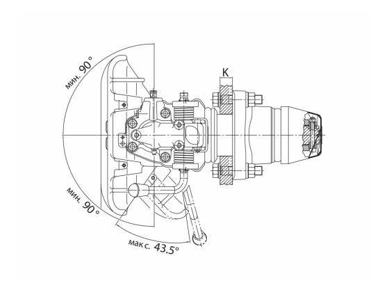 RO50 automatikenhed kpl. A håndtag op H