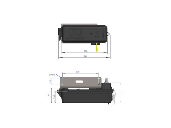 Manøvreskab f. RO57 fjernbetjening - ROE71971