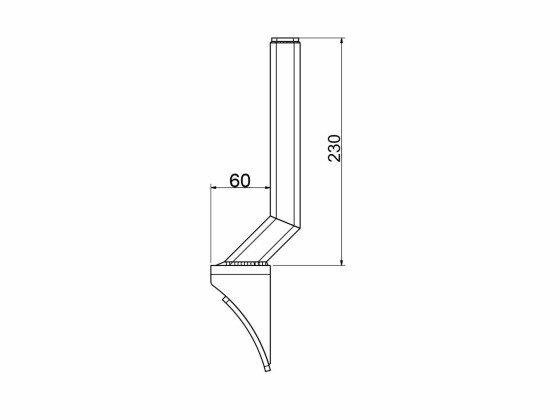 Beslag for tryklufttank universal