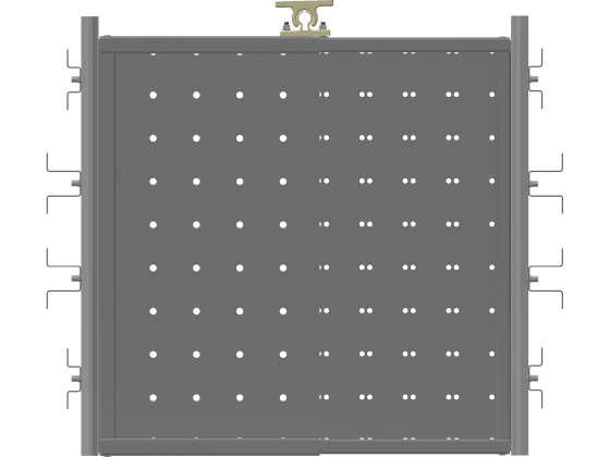 Flexskuffe galv. f/kasse L: 400-600 mm x D: min 600 mm