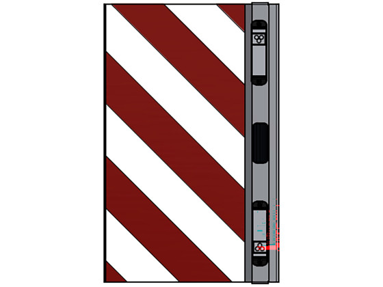 Breddemarkering m/lys Rektangulært, SE/EU/NO, VF