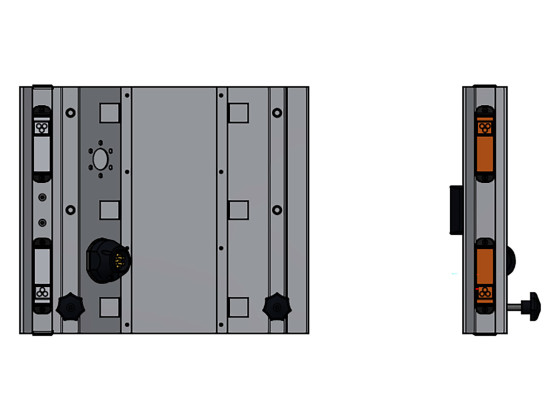 Breddemarkering m/lys SE/EU/NO kvadratisk HB