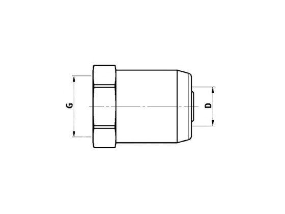 Indstikningsenhed M22x1,5 15M - WIRA 370 1515 5      15x1,5