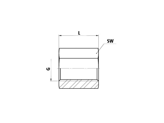 Muffe      M16x1,5 - WIRA 460 1625 2
