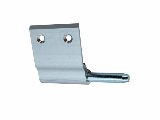 Hængsel alu H 180/90mm m/tap - Hængselprofil B1147