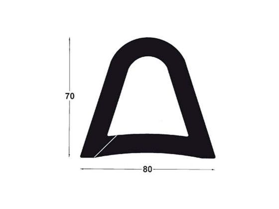 Fenderliste H70 x B80 x 2500mm  - 2575