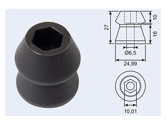 Dørholder sæt PVC (Hans & Grethe