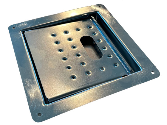 Trin nedfældlbart f/indbygging m/flange