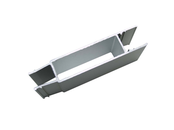 Mellemprofil 100x7.500mm anod 20my natur - B1014