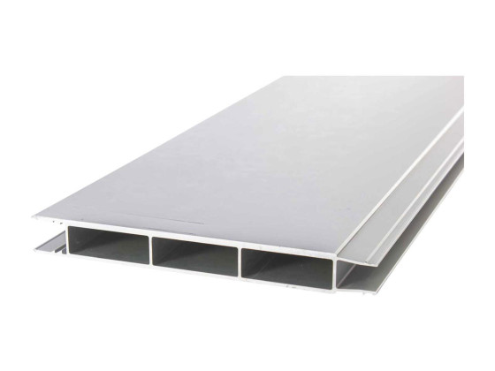 Mellemprofil 200mm Forstærket 7.500mm - Anodiceret 20my natur