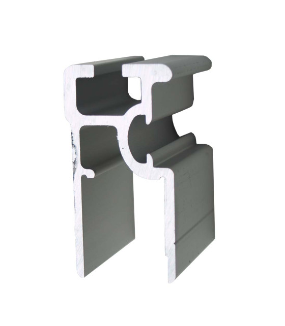 Kantprofil m/spor 6000mm anod 20my natur for K5 - B1030