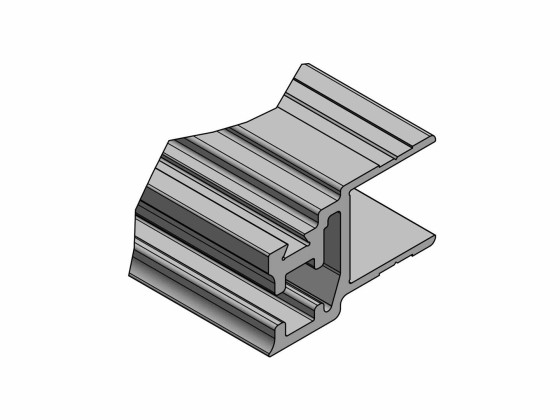 Sideprofil alu K20 25mm 6m - 32201