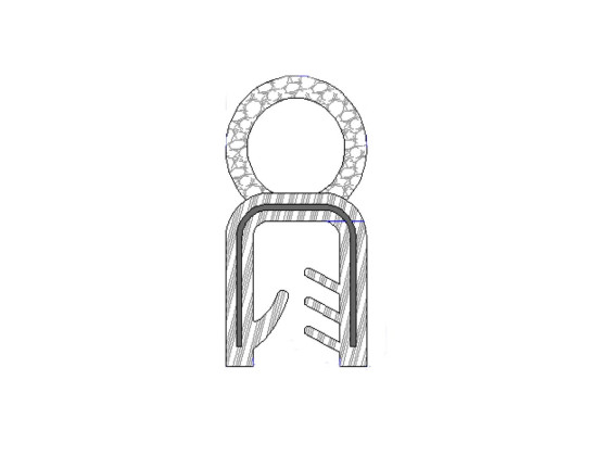 Gummiliste for ildslukkerkasse