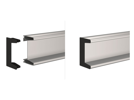 Underkøringskofanger alu 2400mm anod