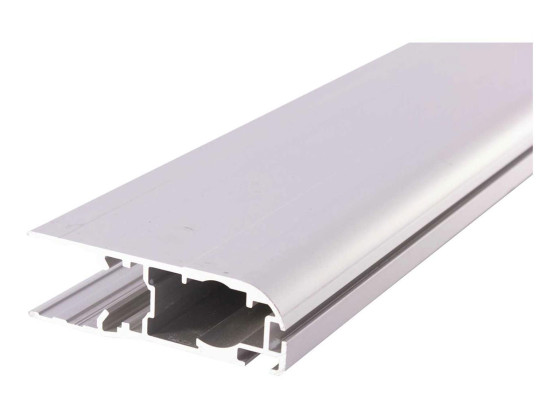 Dørprofil elox. f. gummi 6300mm, indv 30,5mm (hængsel)