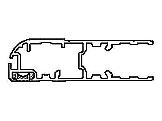 Blindliste alu. anod. 3300mm