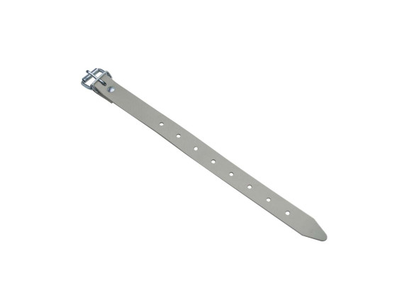 Spænderem  20 x 300 mm - kunststof, beige