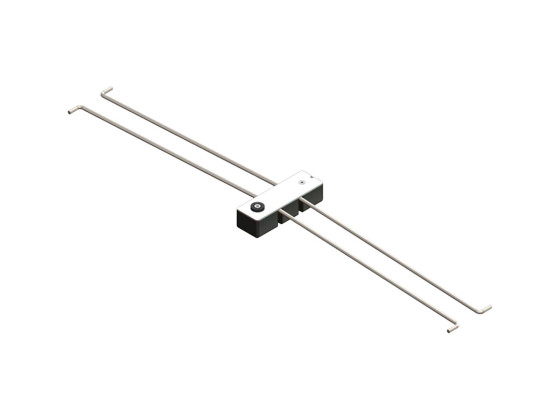 Presenningsløftebøjle, længde 800mm
