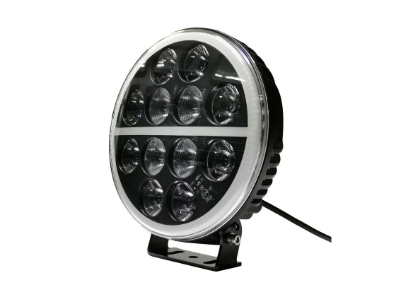 NORDLYS+ Fjärrljus 9" LED 9-30V m/orange positionsljus