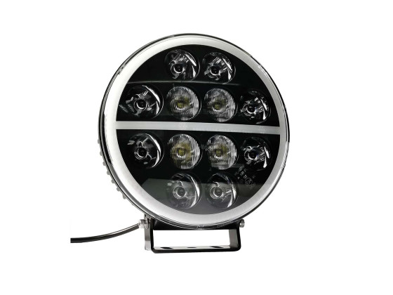 NORDLYS+ Fjärrljus 9" LED 9-30V m/orange positionsljus