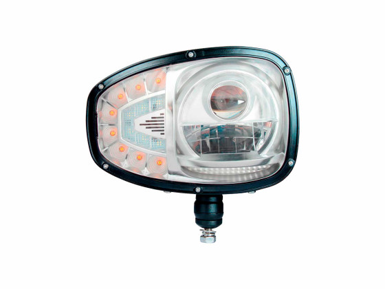 MIB Fjärrljus LED m/blinker för snöplog vänster