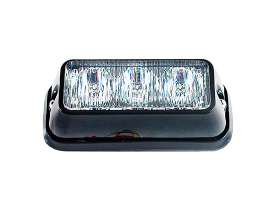 NORDLYS+ Blitzlygte 3xLED orange 10-30V planmonteret