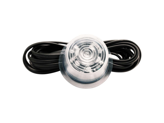 Glas klar m/LED 24V cool white