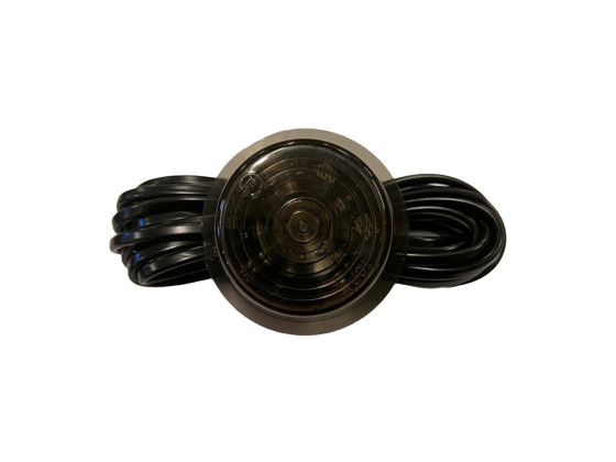 Glas til Gylle rød m/ 5 LED 10-30V E-mærket, Sodet BL - 30796.BL