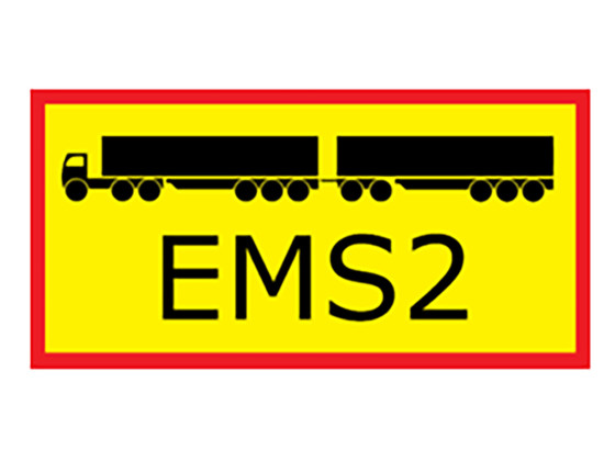 Særtransport EMS2 900x450x2mm alu, yellow cl.1