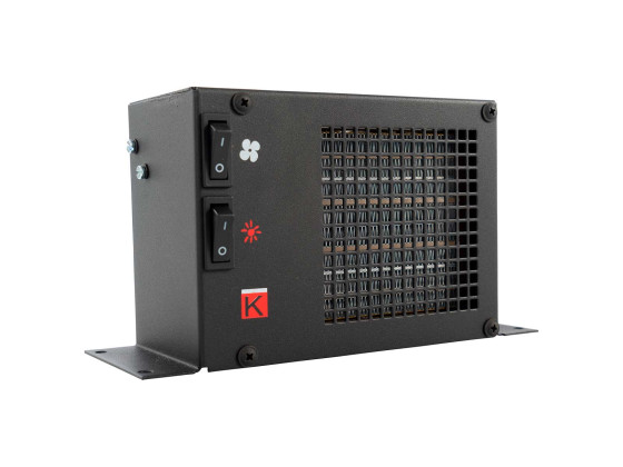 Varmeelement m. blæser 24 V 750 W