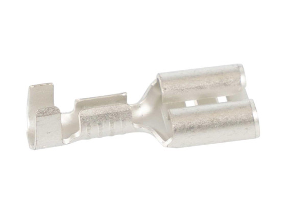 Kabelsko uisoleret 6,3x0,8mm. B2507FL