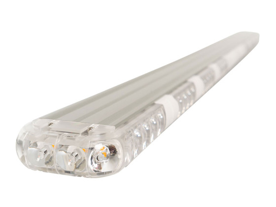 Lygtebjælke 10/30V LED klart glas 1400x90x35/75mm   - STR56AAC-V2