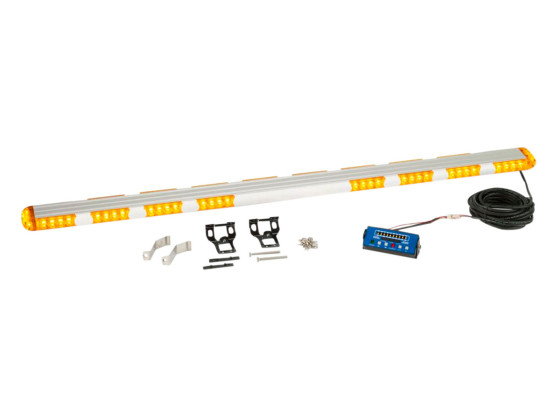 Lygtebjælke 10/30V LED klart glas 1400x90x35/75mm   - STR56AAC-V2