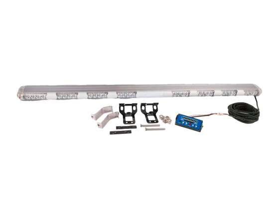 Lygtebjælke 10/30V LED 1275mm klart glas