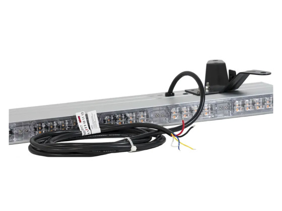 Blitzbjælke 12/24V Silver 760mm  m/beslag