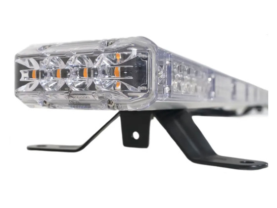 Blitzbjælke 12/24V Silver 760mm  m/beslag