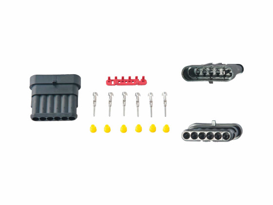 Super Seal 6-pin, han til 498620 - 7813062