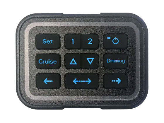 Blitzbjælke LED 1300mm m/fjernbetjening