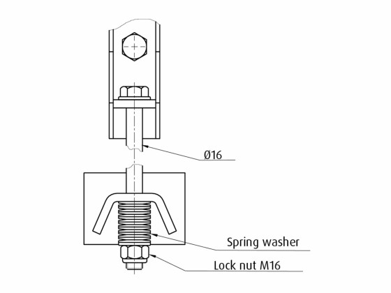 Tallerkenfjedersk. f/517018 zink/jern/gu - 33675 - 100 stk pr æske - (AN 99926873)
