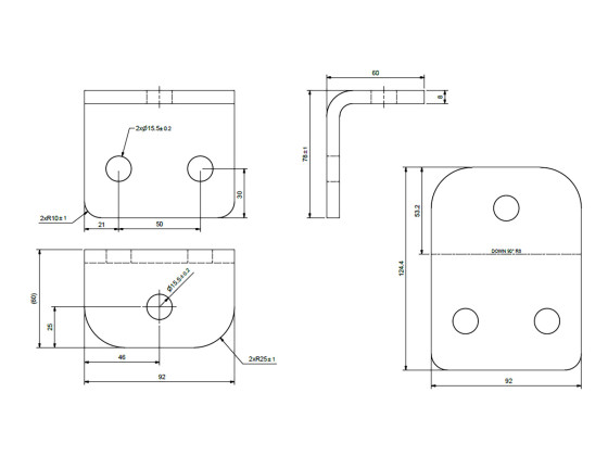 Fæste øvre profil Varmgalv.