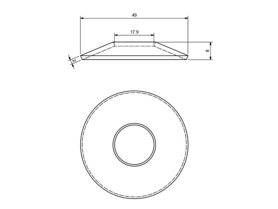 Washer special ø49x17,9 2mm