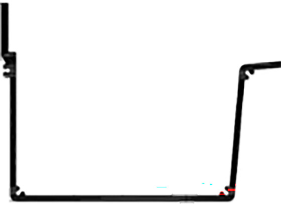 Lygteprofil 2500mm anod
