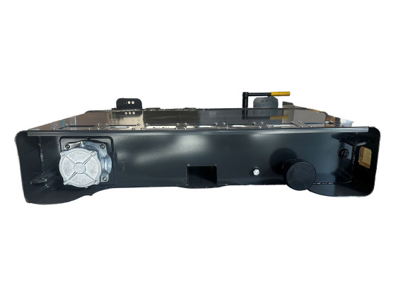 Hydraulikktank stål 200L 250x913x1200 m/runde kanter - Inkl filter og ventil