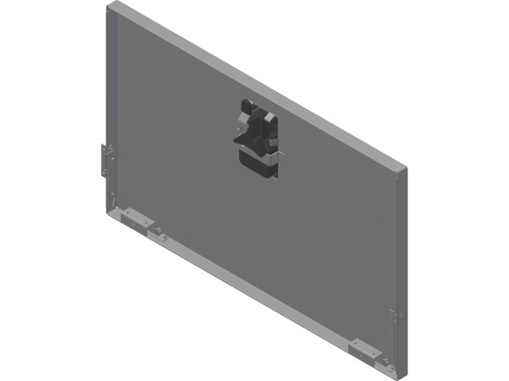 BevoBox låge rustfri bundhængt L800xH500