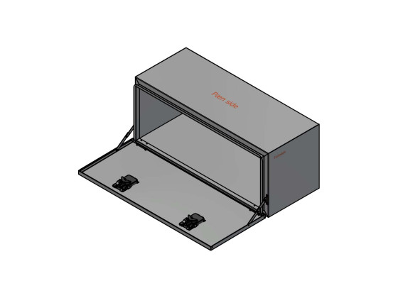 BevoBox RF værktøjskasse bundhængslet L1200xH500xD500