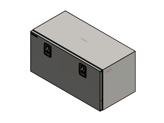 BevoBox RF værktøjskasse bundhængslet 1200x600x600mm