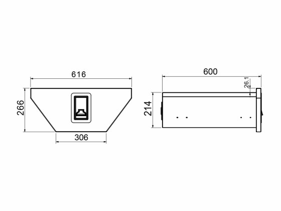 BEVOBOX Alu Bogiekasse 610/304x260x600
