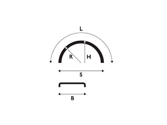 Parlok helskjerm 595x1700 R550 WL