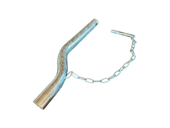 Snekædeholder Ø42x585mm CC=100 - Varmgalv m/plastprop